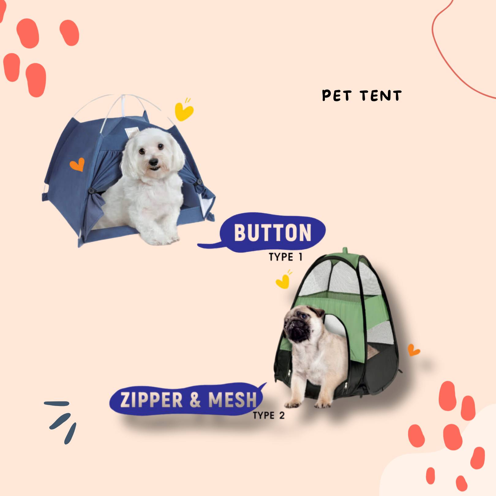 A selection of colorful pet toys and accessories from DAISO