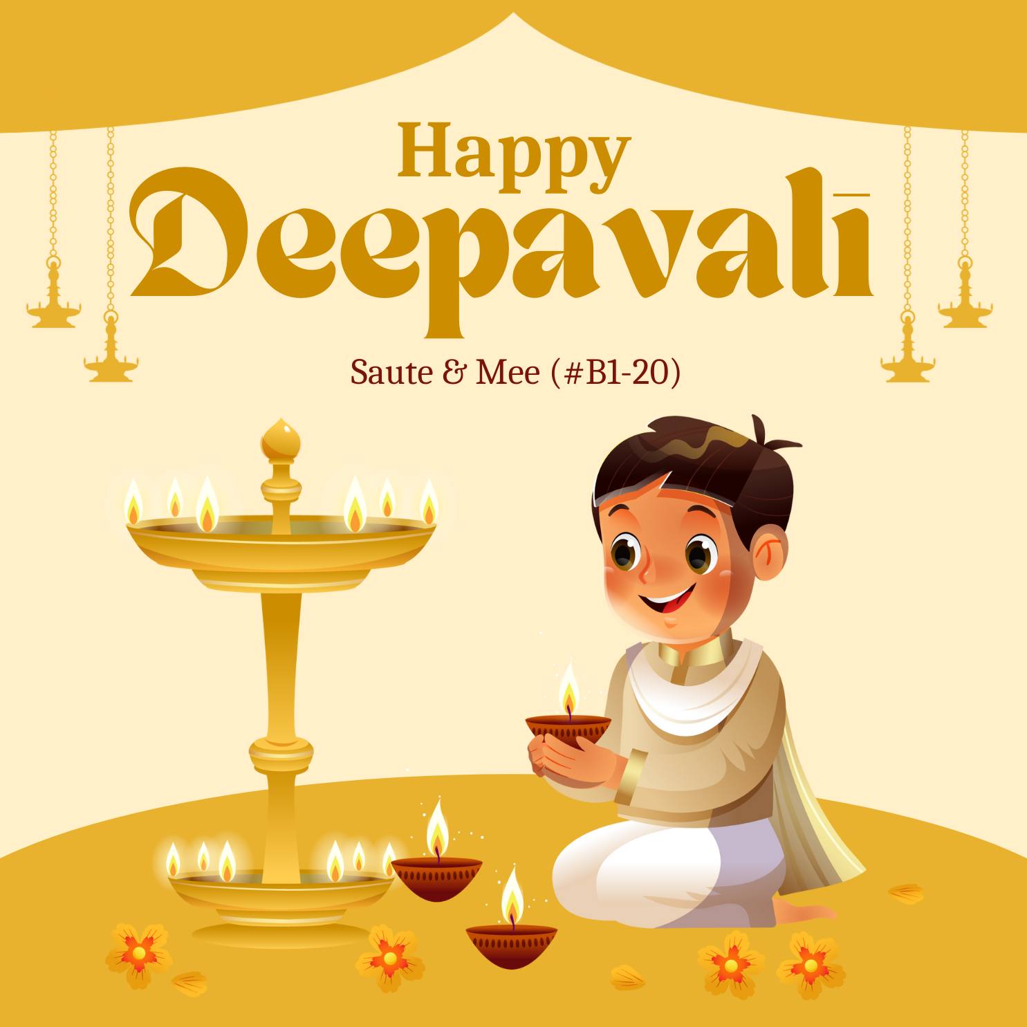 A vibrant spread of Deepavali comfort food