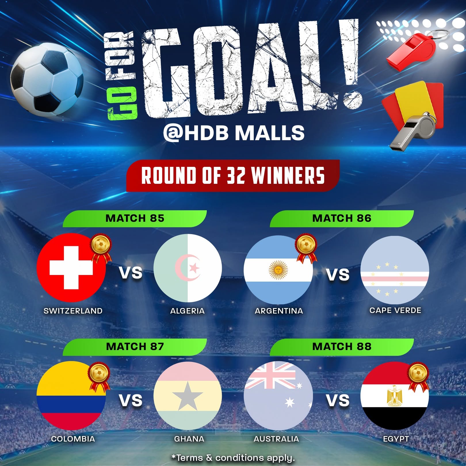 Go For Goal Match 85 to 88 winners