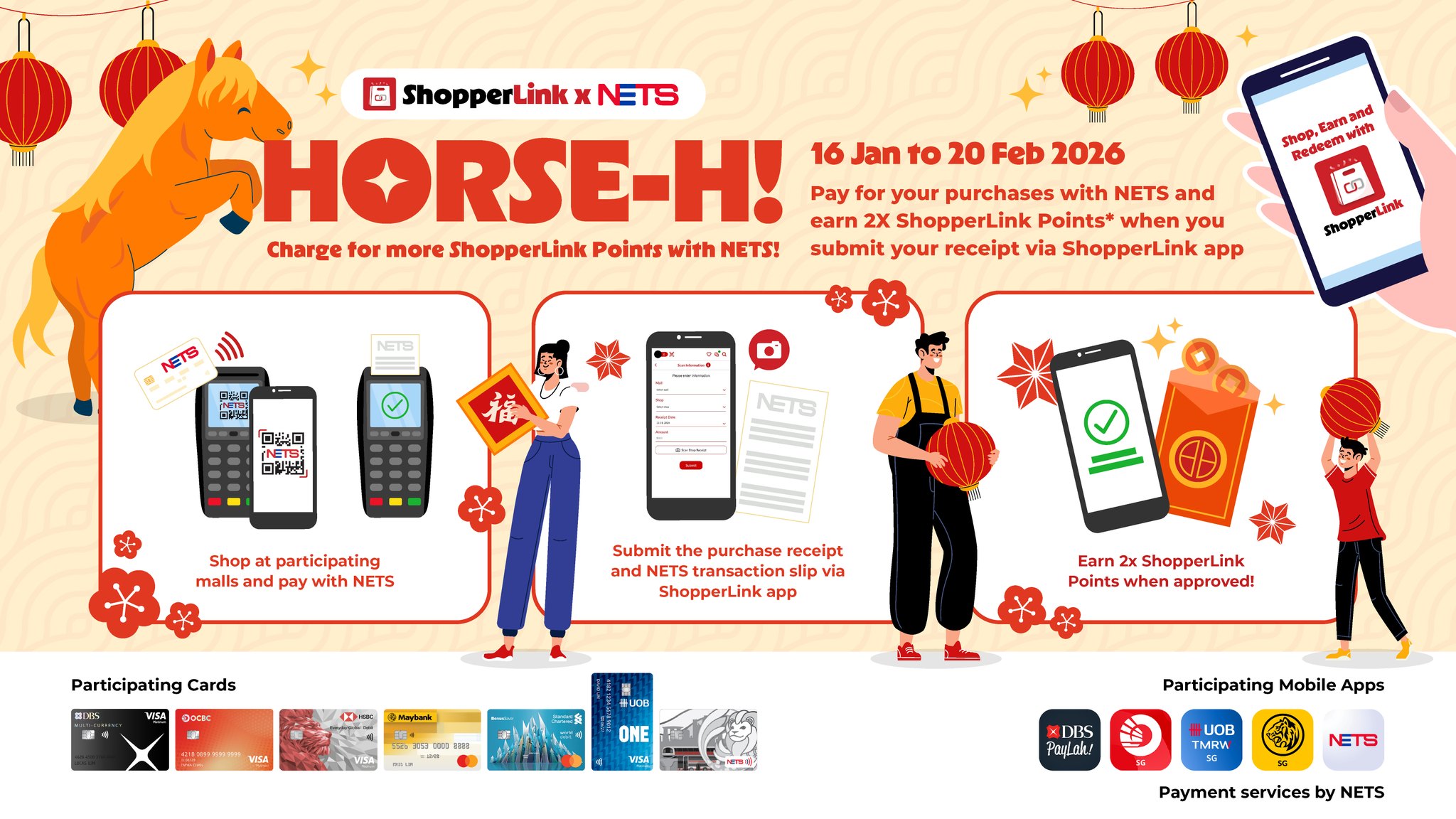 ShopperLink and NETS Year of the Horse Promotion