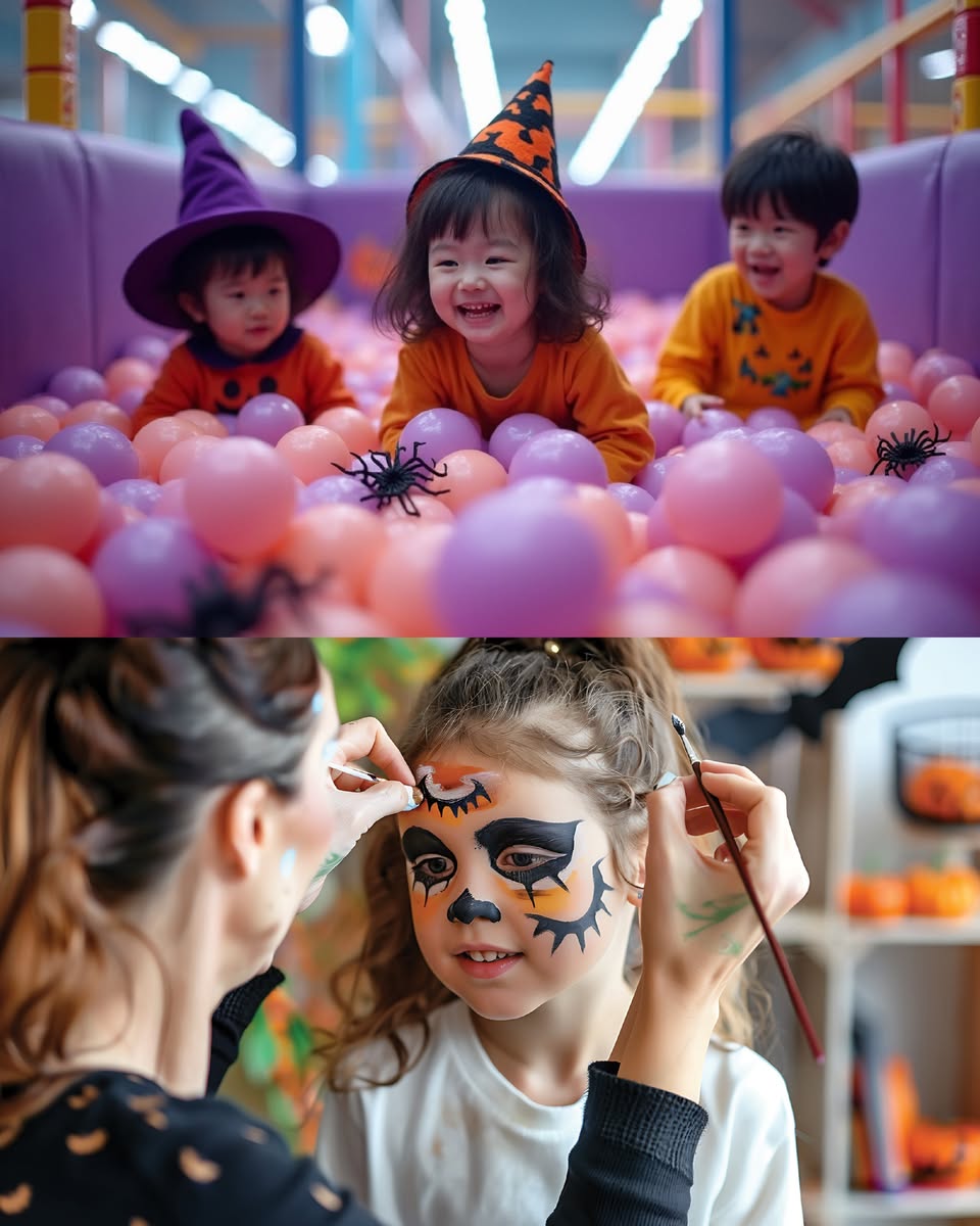 Children enjoying a Halloween-themed game at ShopperLink Malls' Boo-Bash event