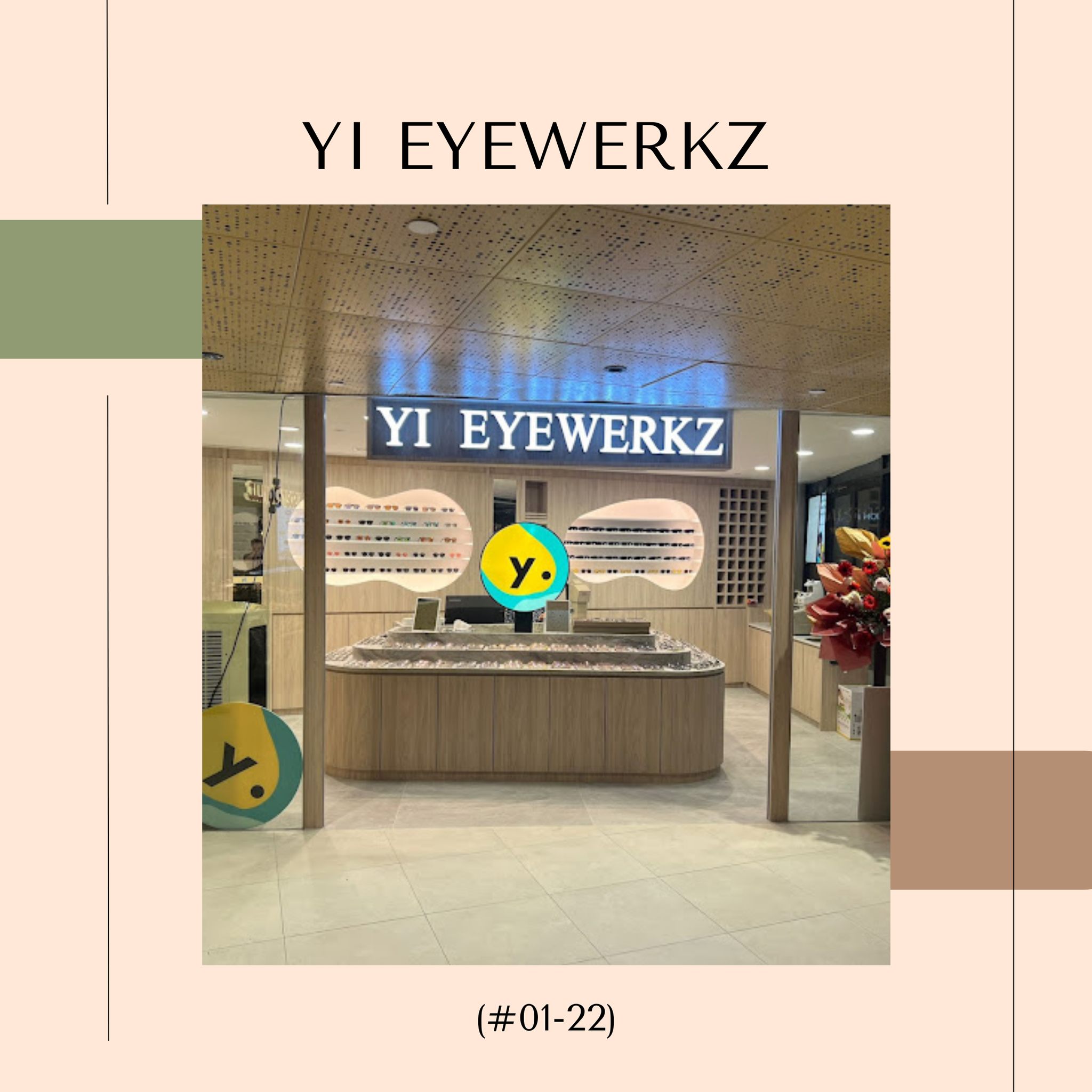 Stylish eyewear collection at Yi Eyewerkz