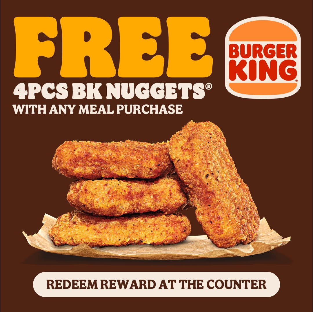 Delicious crispy Burger King nuggets