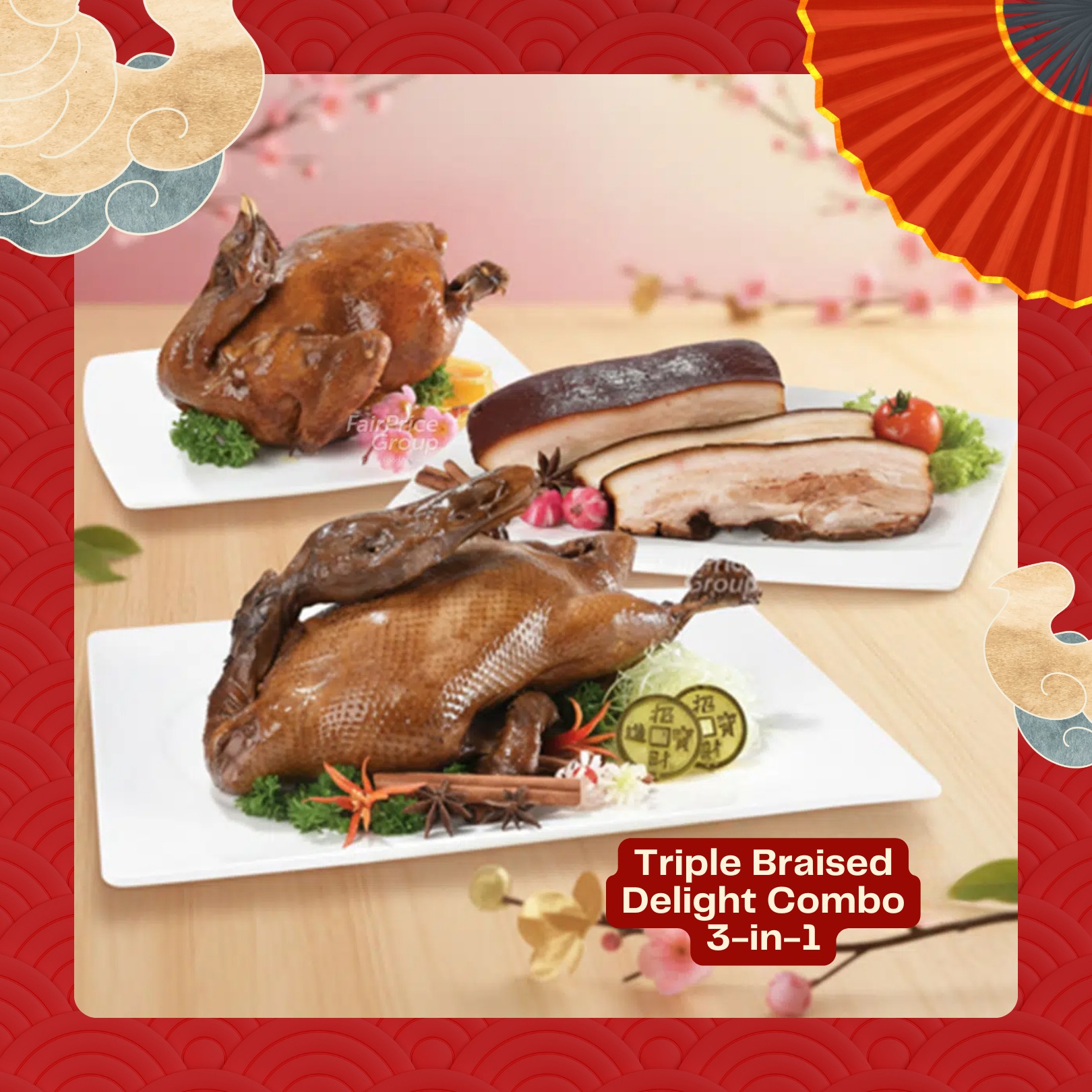 Festive food displays at Anchorvale Village