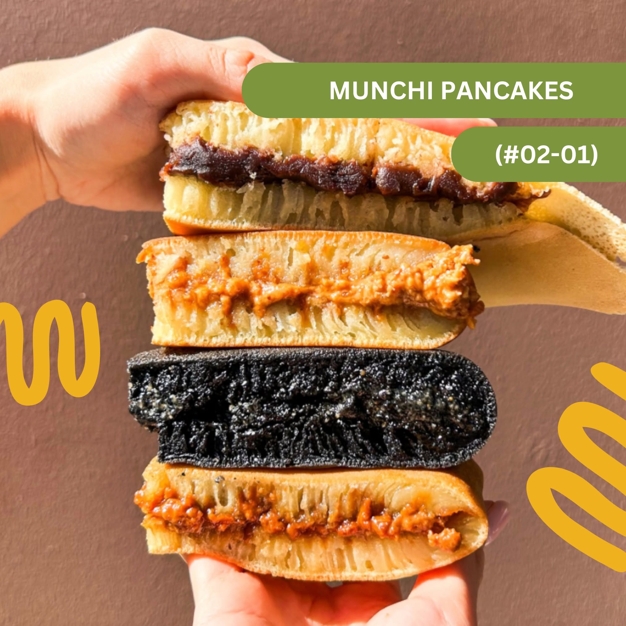 Munchi Pancakes filled pancake varieties