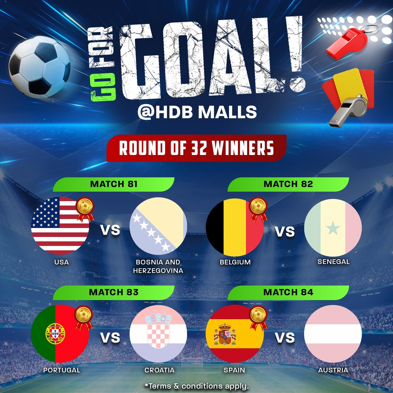 Go For Goal Match 81 to 84 winners