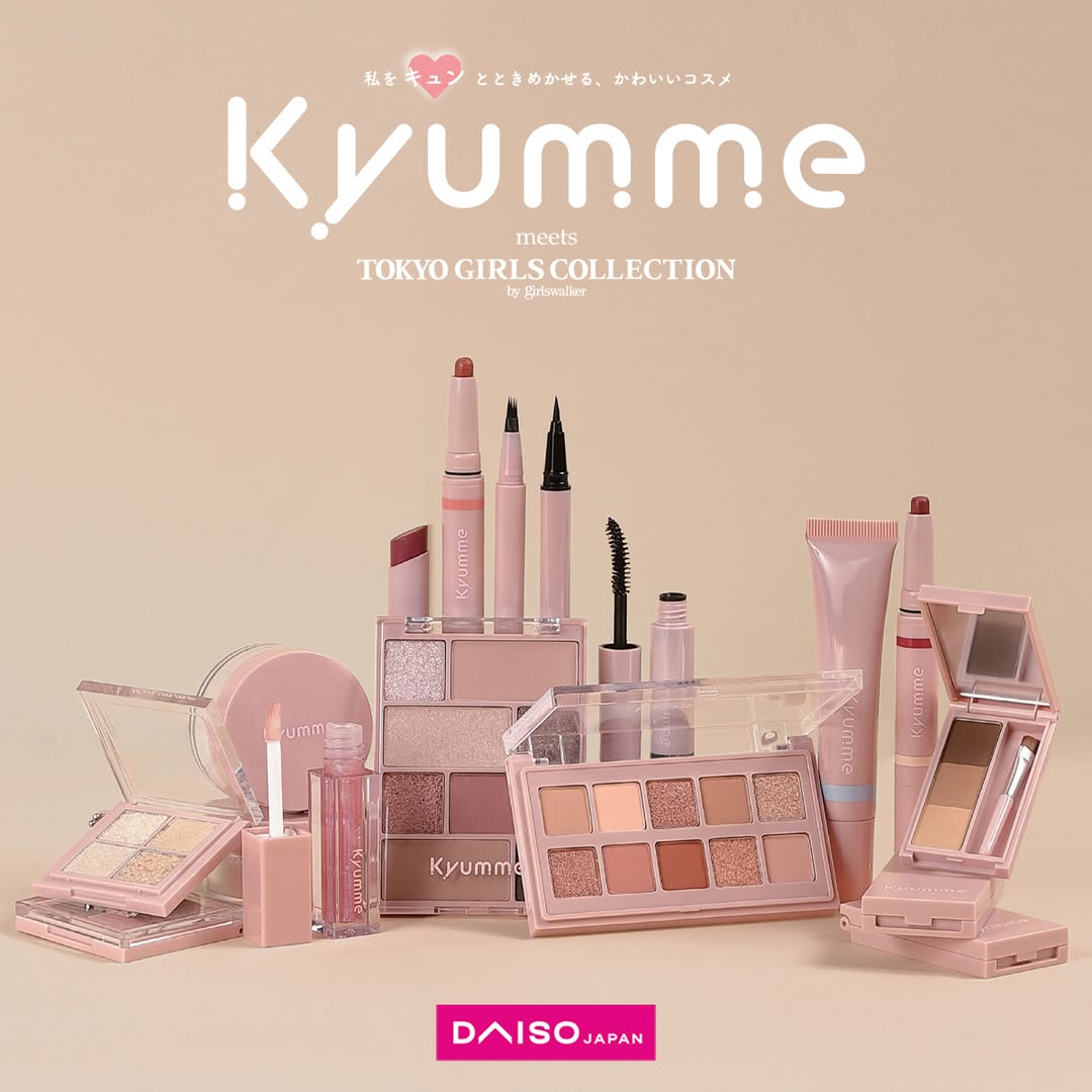 Kyumme Japanese makeup range at DAISO Singapore