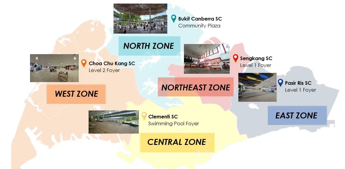 ActiveSG World Cup 2026 live screening schedule across five sport centres including Sengkang