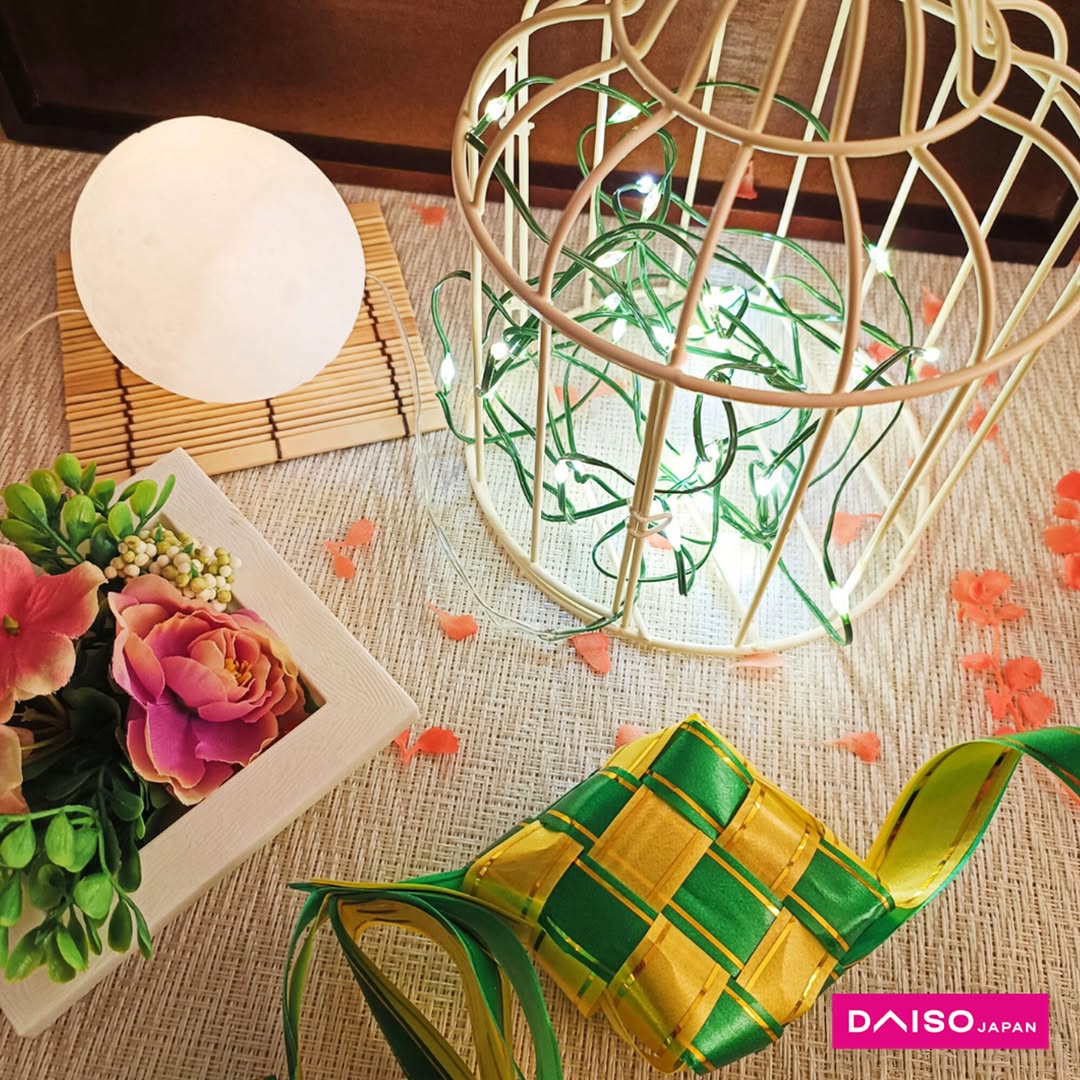 Festive Hari Raya decorations and household essentials at DAISO