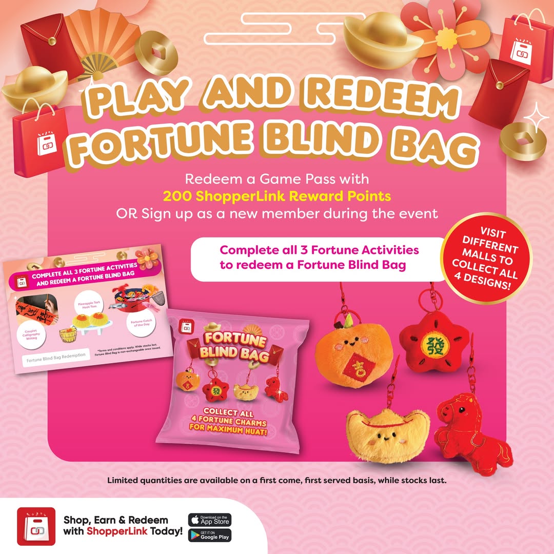 Festive Lunar New Year Fortune Blind Bag event