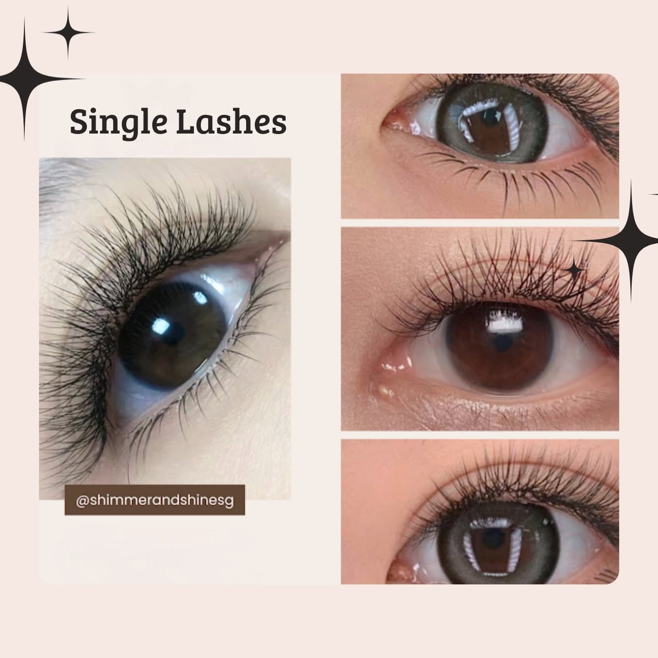 Single Lashes at Shimmer & Shine
