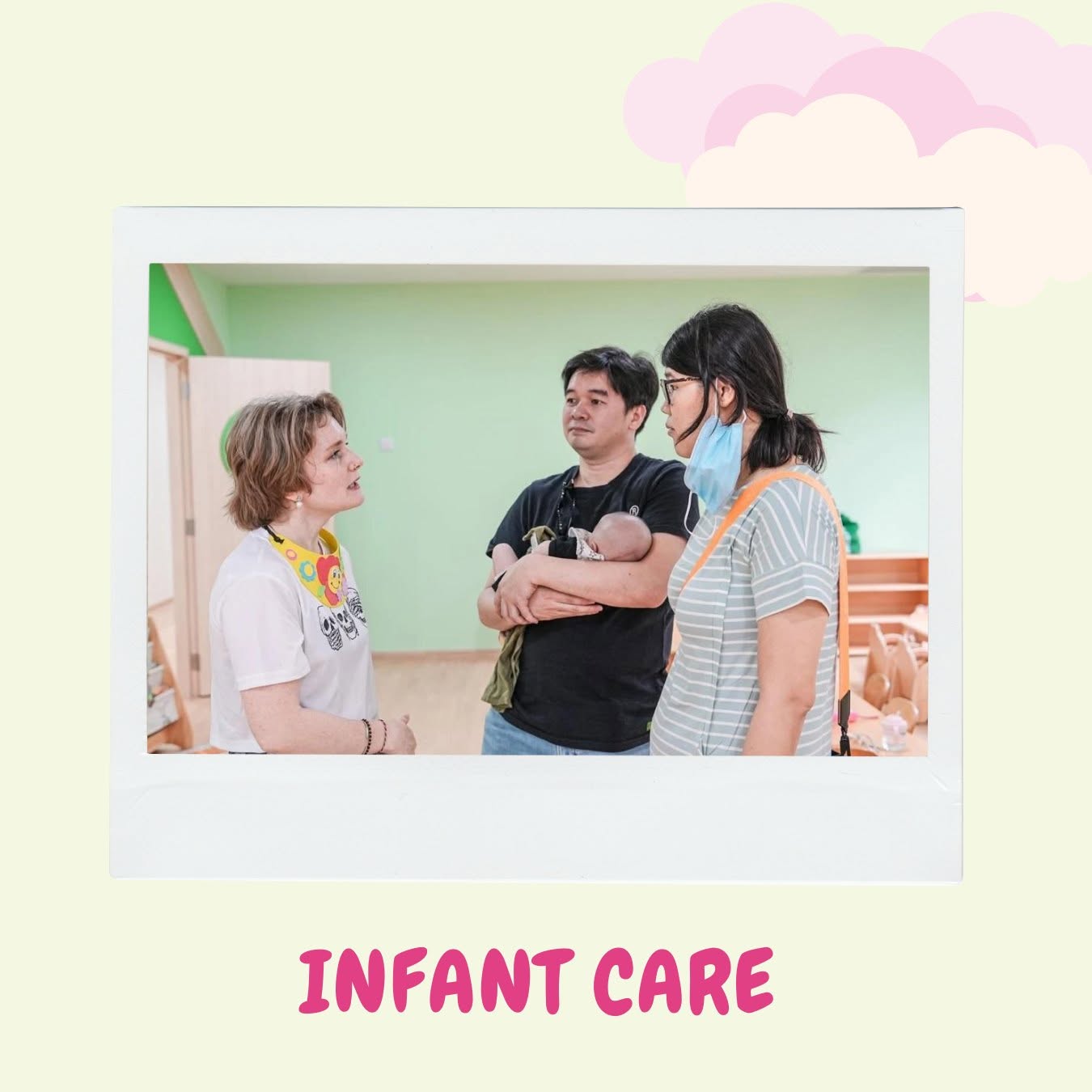 Infant care at Little Unicorn Preschool
