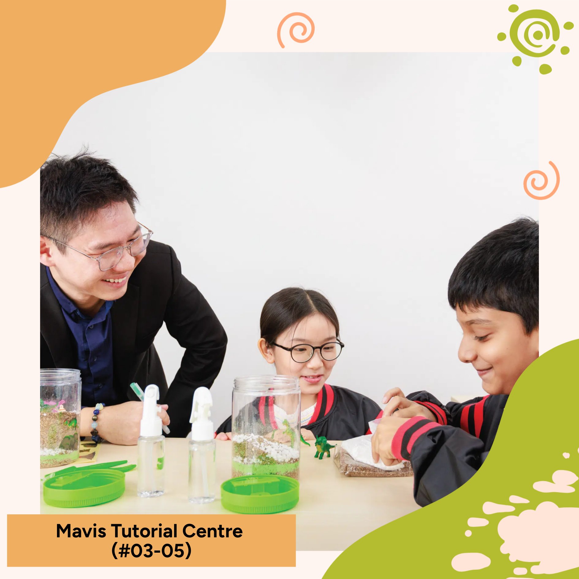 A vibrant classroom setting at a learning centre
